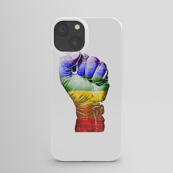 Resist Fist - Gay Rights LGBTQ Pride Protest T-Shirt iPhone Case
