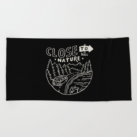 Close to Nature Beach Towel