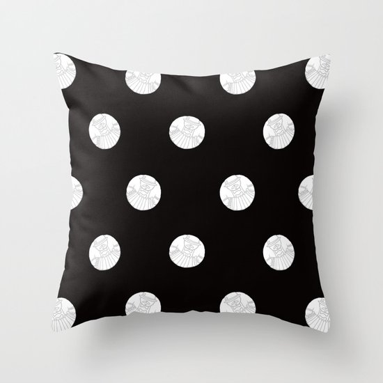 Polka like you mean it Throw Pillow