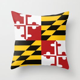 Maryland Pride Throw Pillow