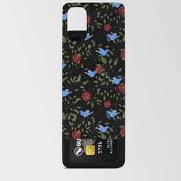 Blue Bird Paradise Pattern Android Card Case