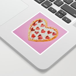 I heart pizza Sticker