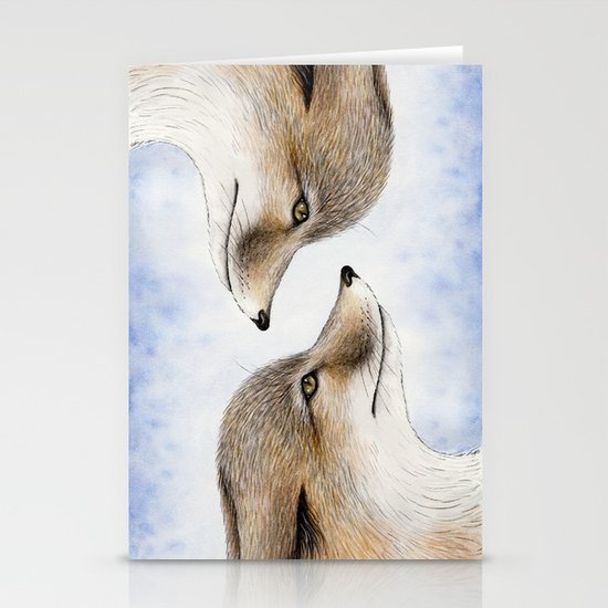 Swift Fox Stationery Cards
