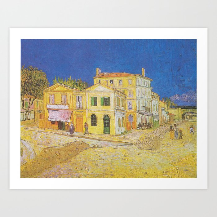 Vincent's House in Arles (The Yellow House) - Van Gogh Art ...