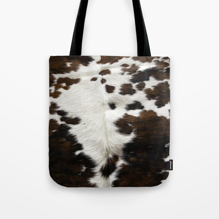 Cowhide, Cow Skin Print Pattern Tote Bag