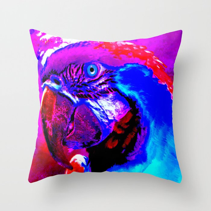 parrot plush pillow