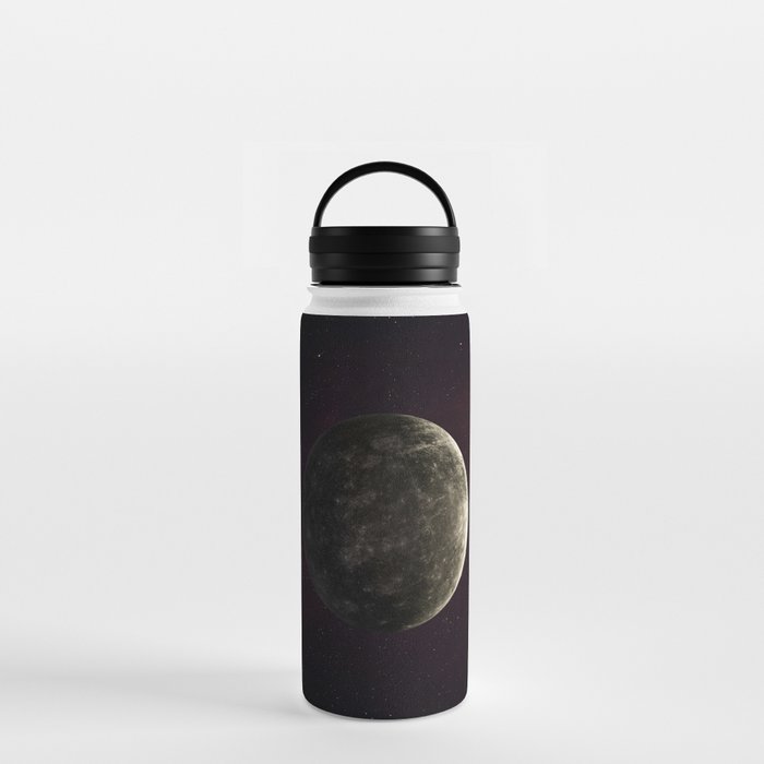 Mercury planet. Poster background illustration. Water Bottle