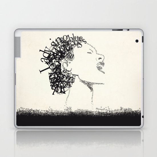 Jazz Typography Laptop & iPad Skin