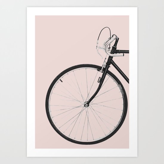 Bike travel Art Print