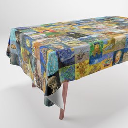 Vincent van Gogh - Masterpieces Patchwork, Grid Tablecloth