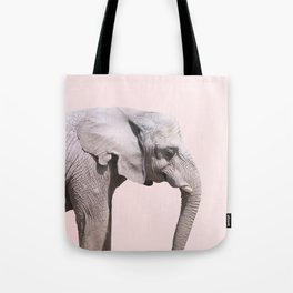 Elephant Pink Sunset Tote Bag