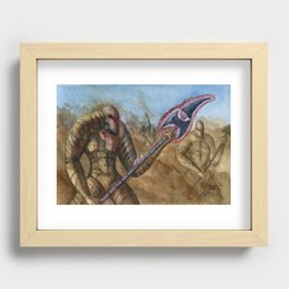 Devils In The Dust Recessed Framed Print