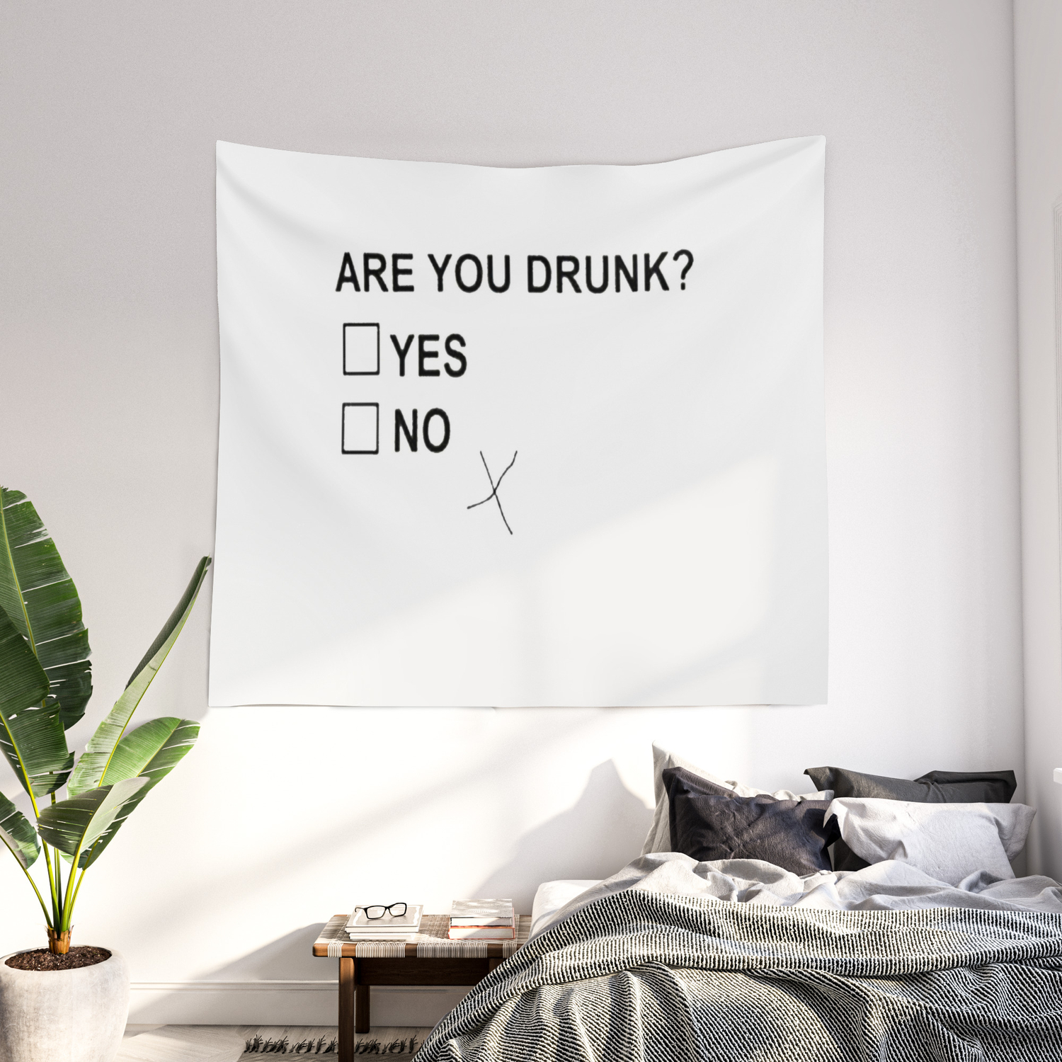 Drunk on Naturday Tapestries Drunk Wall Tapestry 