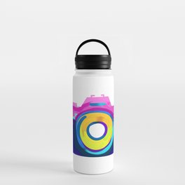 Camera painting Water Bottle