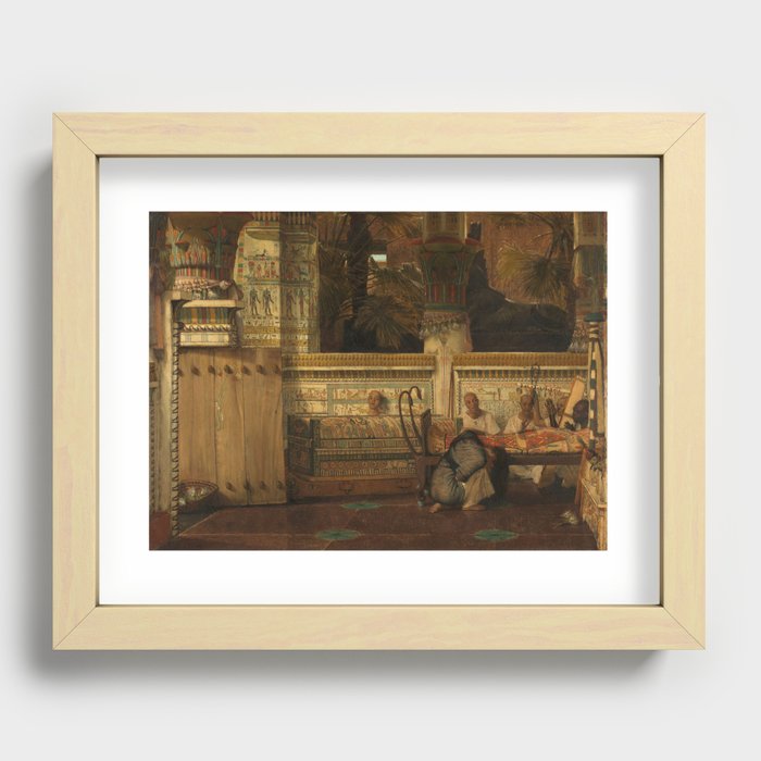 The Egyptian Widow, Lourens Alma Tadema, 1872 Recessed Framed Print