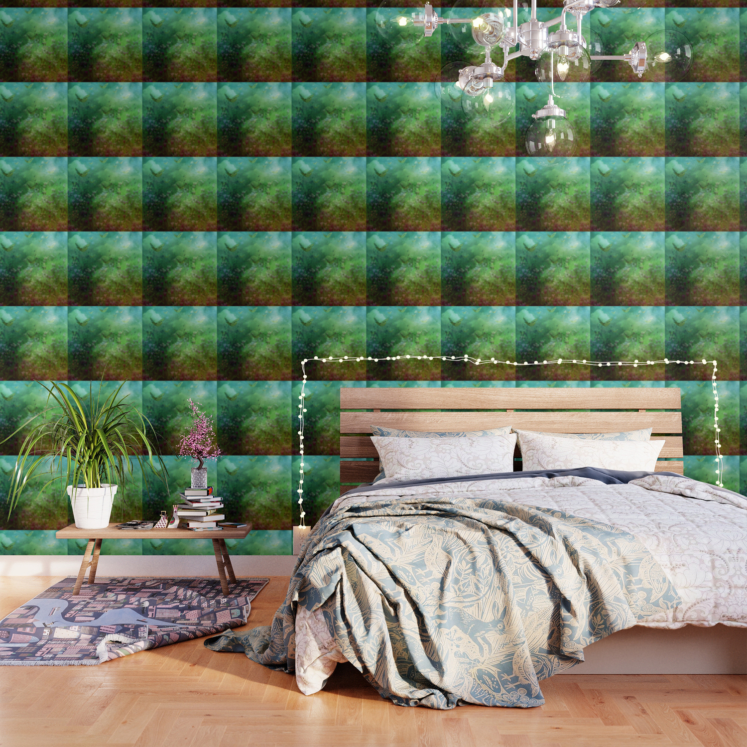 The Enchanted Forest Fairyland Wallpaper By Marcanton Society6