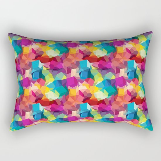 Abstract Colorful pattern Rectangular Pillow