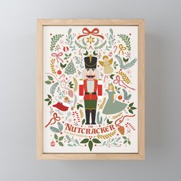 The Nutcracker Christmas Framed Mini Art Print