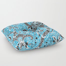 William Morris "India" 2. light blue Floor Pillow
