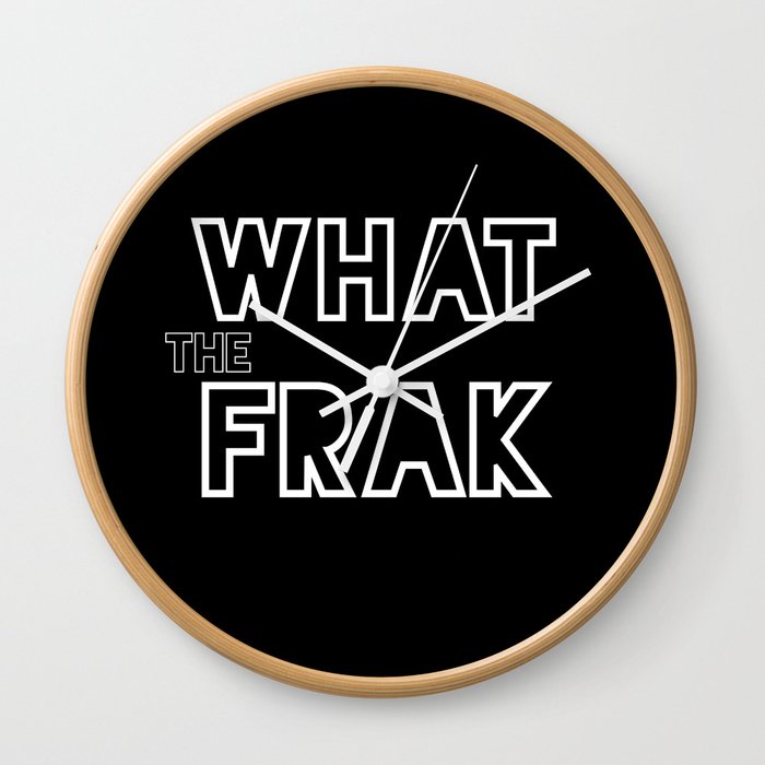 what the frak Wall Clock
