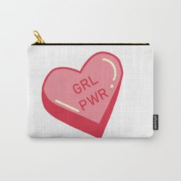Girl Power Heart Candy Carry-All Pouch