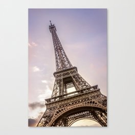 PARIS Eiffel Tower at sunset Canvas Print