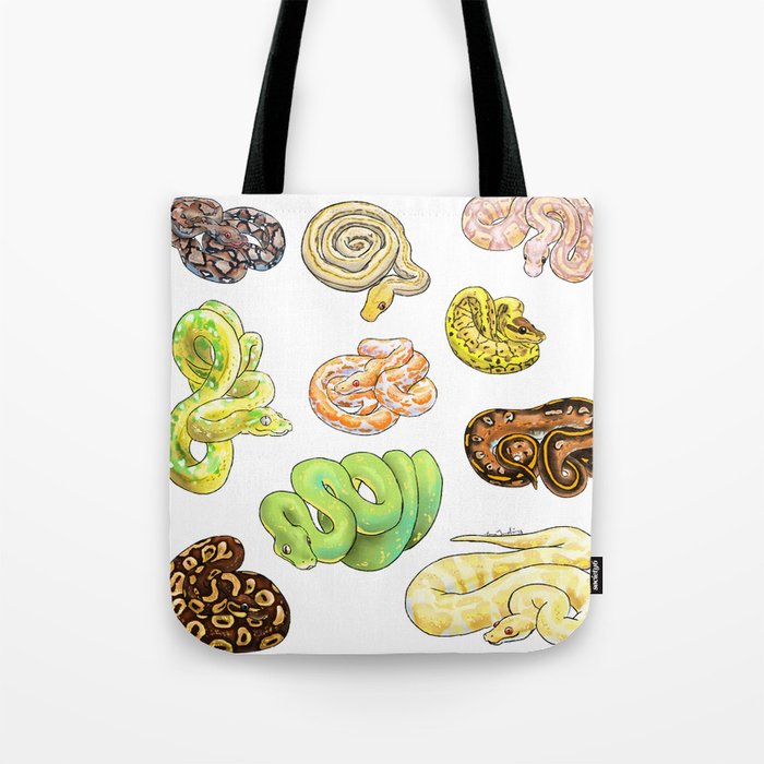 Snakes Tote Bag