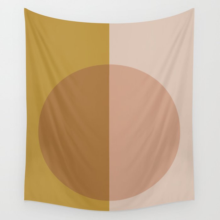 Color Block Abstract VII Wall Tapestry
