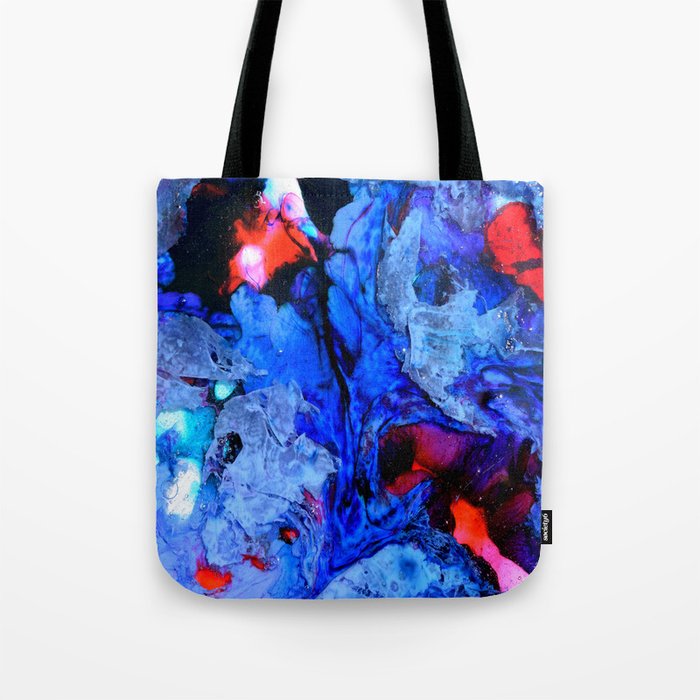 Abstract in blues Tote Bag