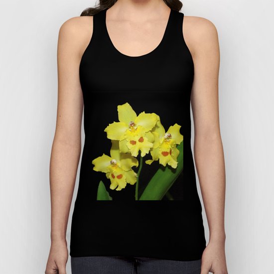 Glorious Golden Orchid - Odontonia Yellow Parade Alpine Unisex Tank Top