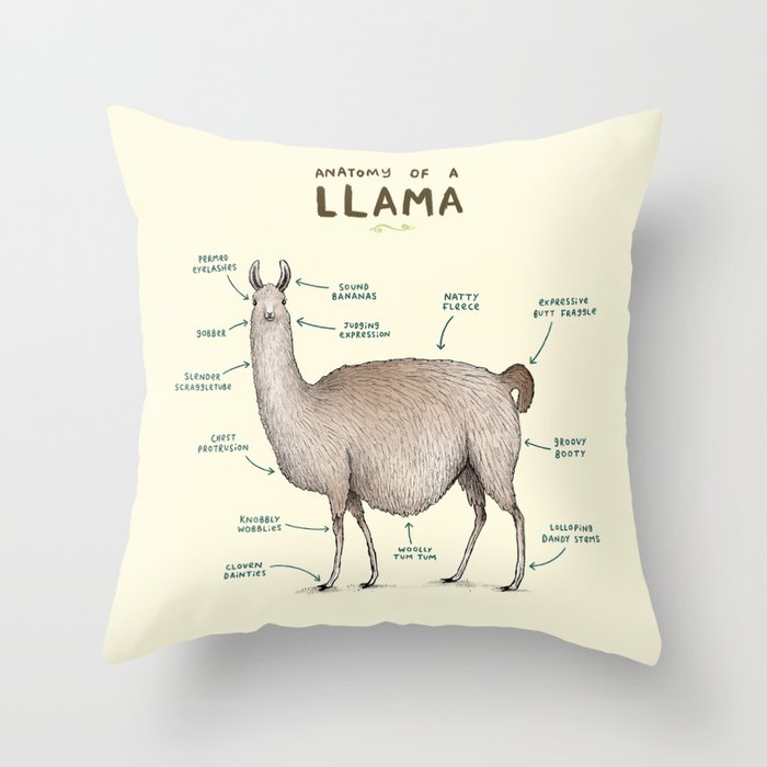 llama pillow