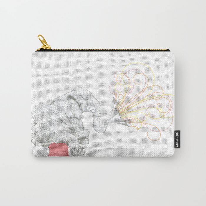 One Elephant Band Carry-All Pouch