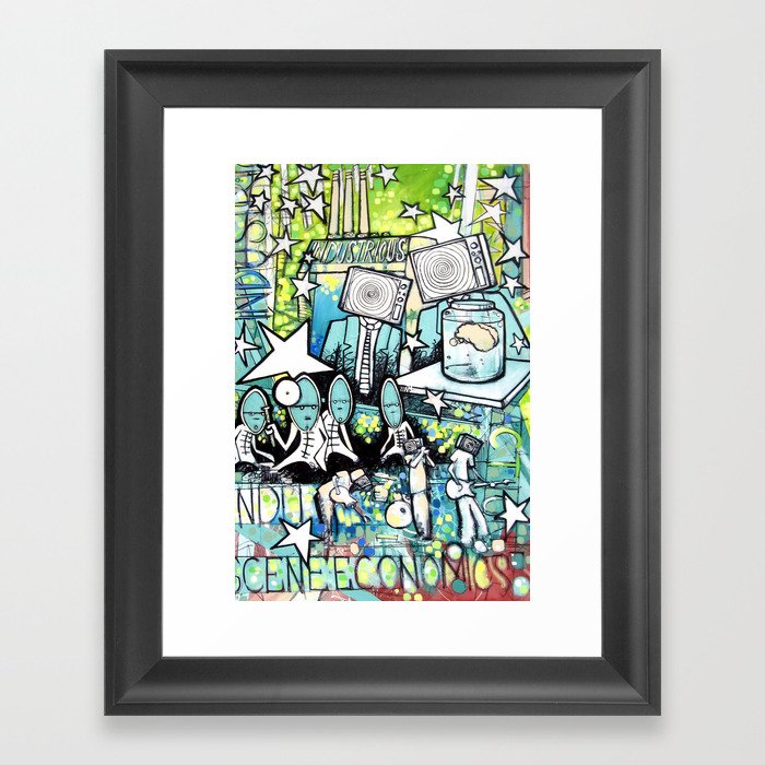 Visuals of Inexplicable Maybe, Act 2 Framed Art Print
