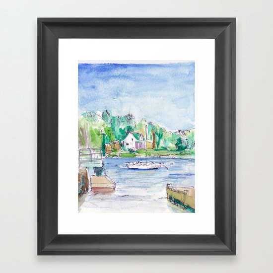 En plein air Framed Art Print