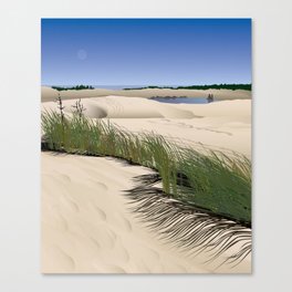 Oregon Coast Sand Dunes Canvas Print