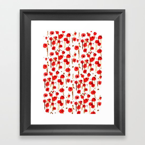 Début du printemps Framed Art Print
