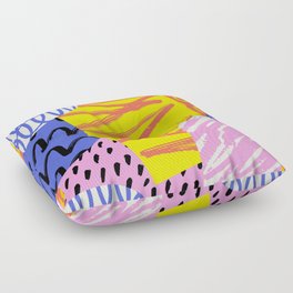 Modern abstract seamless pattern illustration  Floor Pillow