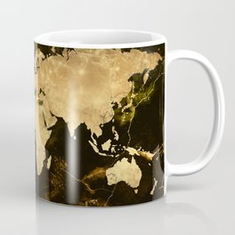 world map marble 5 Coffee Mug