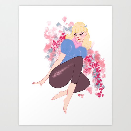 You're the One that I Want. Art Print