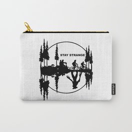Stay Strange black Carry-All Pouch
