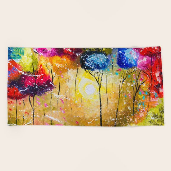 Sunny day Beach Towel