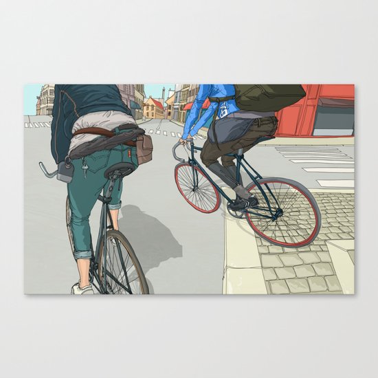 City traveller Canvas Print