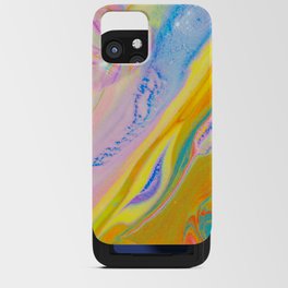 Psychedelic Marble iPhone Card Case