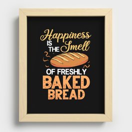 Bread Baker Maker Dough Baking Beginner Recessed Framed Print