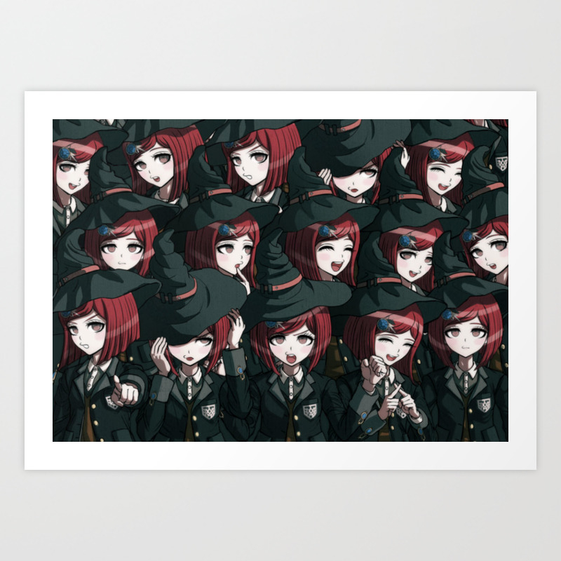 Himiko Yumeno Art Print By Raybound420 Society6 Wallpapers in ultra hd 4k 3840x2160, 1920x1080 high definition resolutions. himiko yumeno art print by raybound420