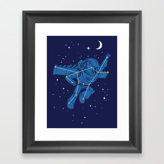 Universal Star Framed Art Print
