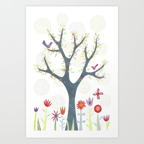 The Garden Art Print