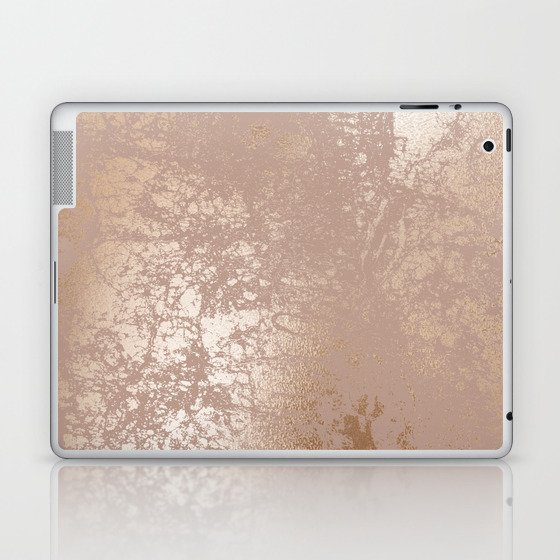 Blush Pink Textured Design with Imploded Effect Laptop & iPad Skin