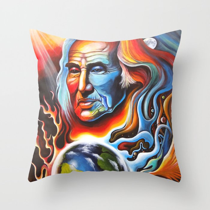 Stewards of the Earth Throw Pillow
