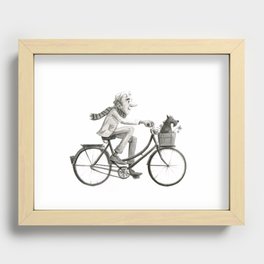 The Bike Ride Recessed Framed Print